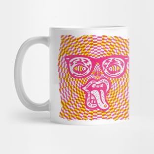 Psychedelic Rave Face Mug